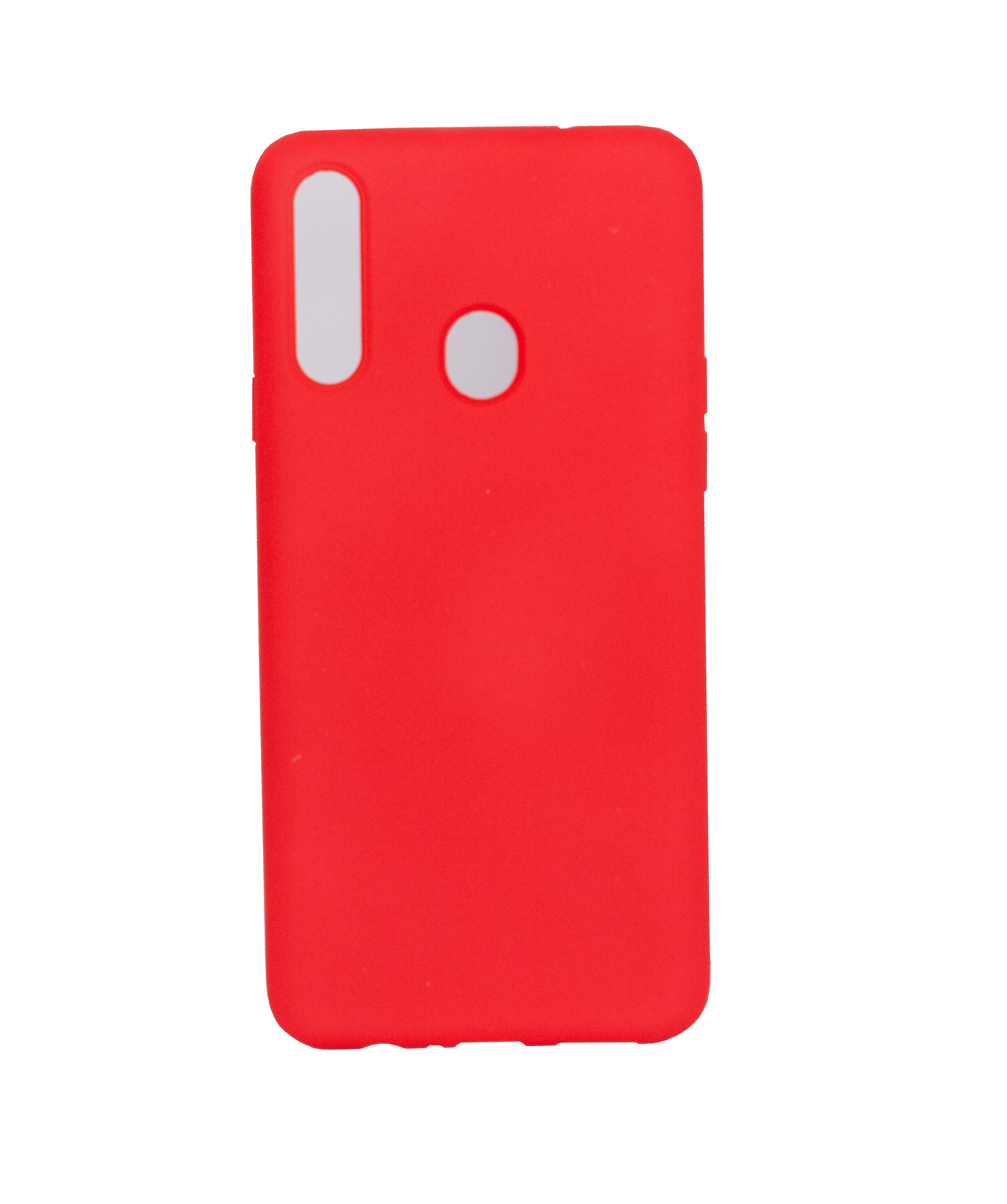 Protectores para celular  para Samsung  A20S Funda de silicona con felpa Rojo